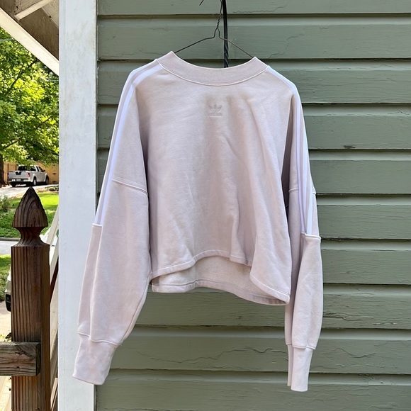 ADIDAS PALE PINK LONG SLEEVE SHIRT - Picture 1 of 4
